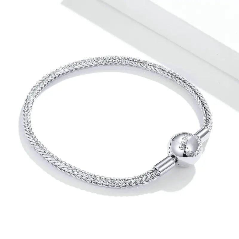 925 sterling silver snake chain bracelet | Asttery
