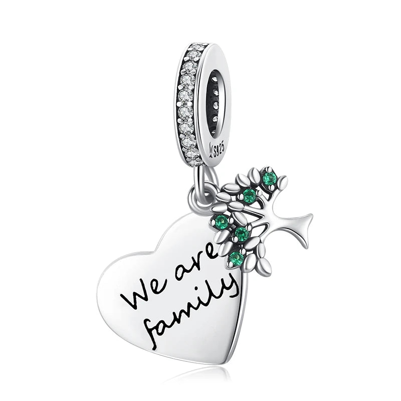 Raivita Tree of Life charm in 925 sterling silver with symbolic design, Asttery