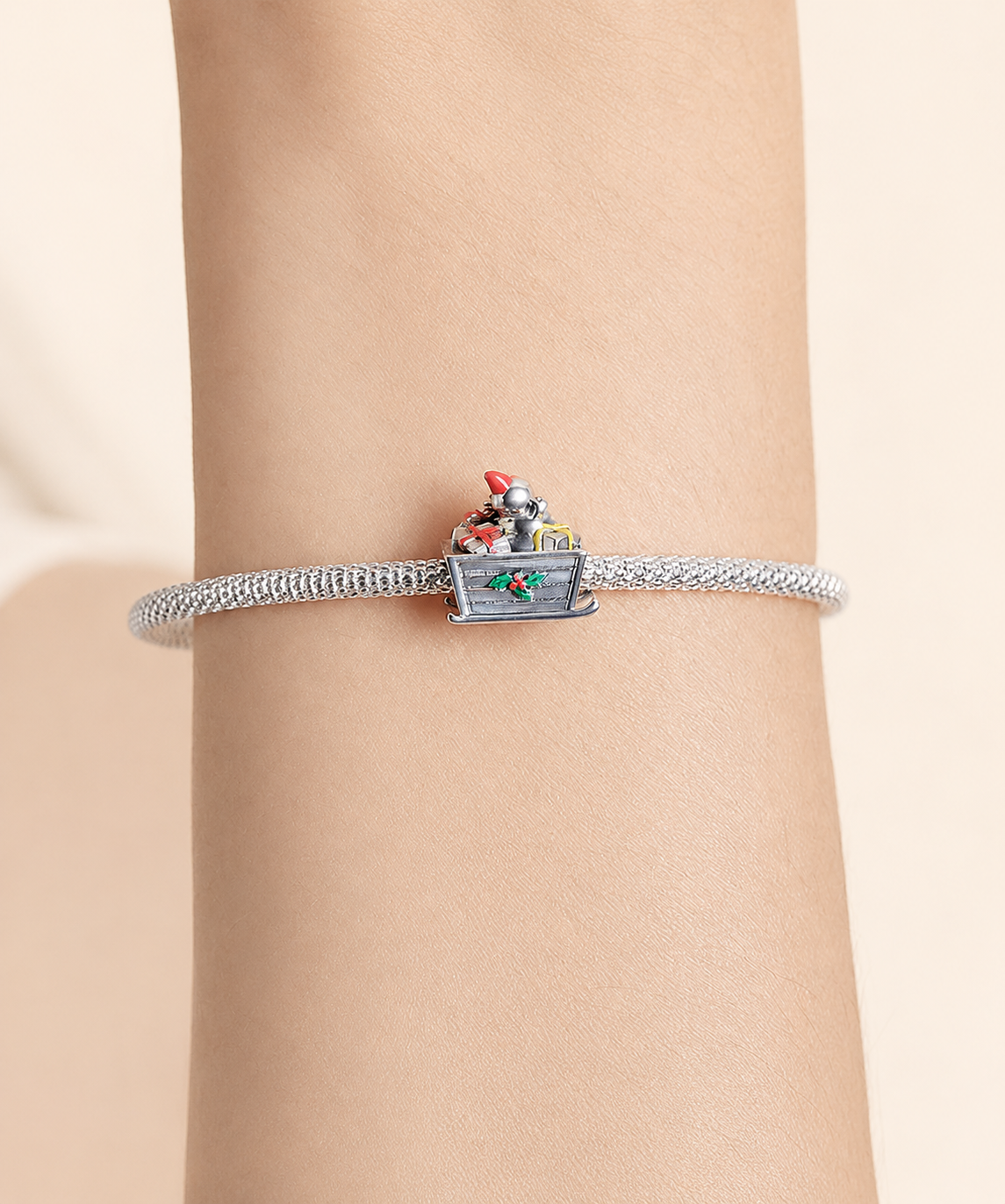 Flokim embodies the joyful spirit of winter, sculpted in exquisite silver as a tiny guardian of delight | Asttery
