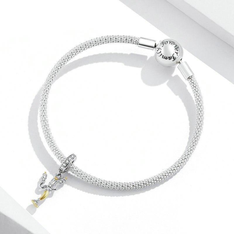 Illunor charm on a bracelet, symbol of emotional warmth and the quiet glow of affection | Asttery