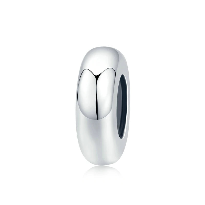 Vireen spacer charm in 925 sterling silver with smooth finish | Asttery