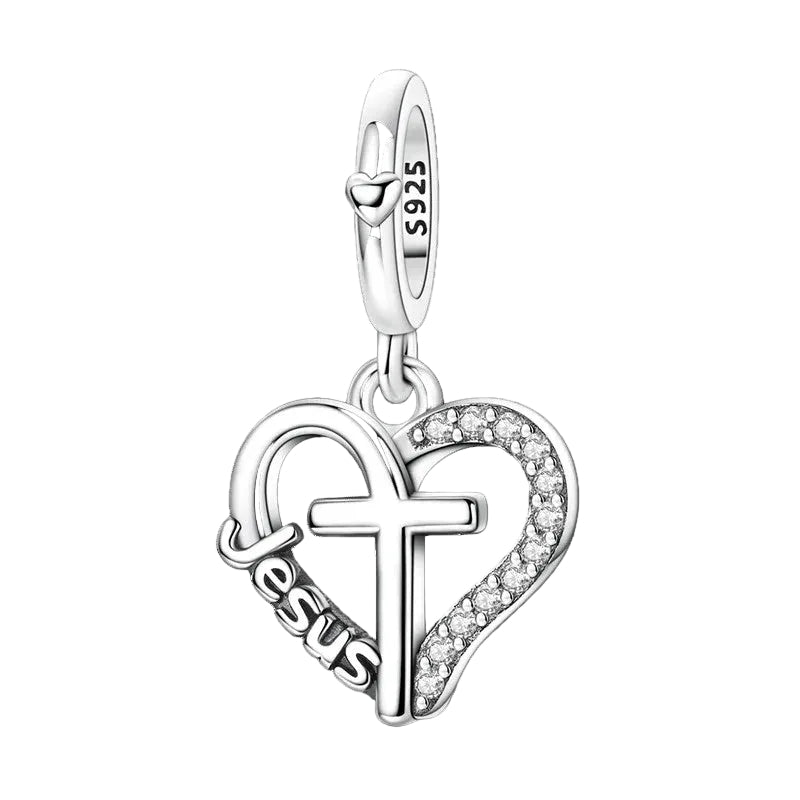 Jesus Heart Charm
