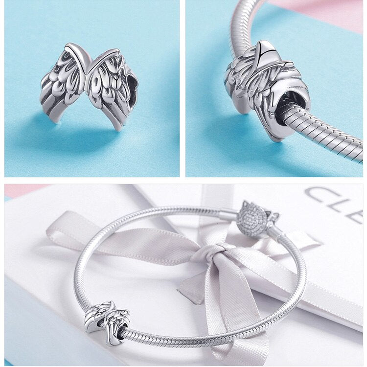 Alarune wing charm on bracelet, symbolizing graceful freedom and silent protection | Asttery